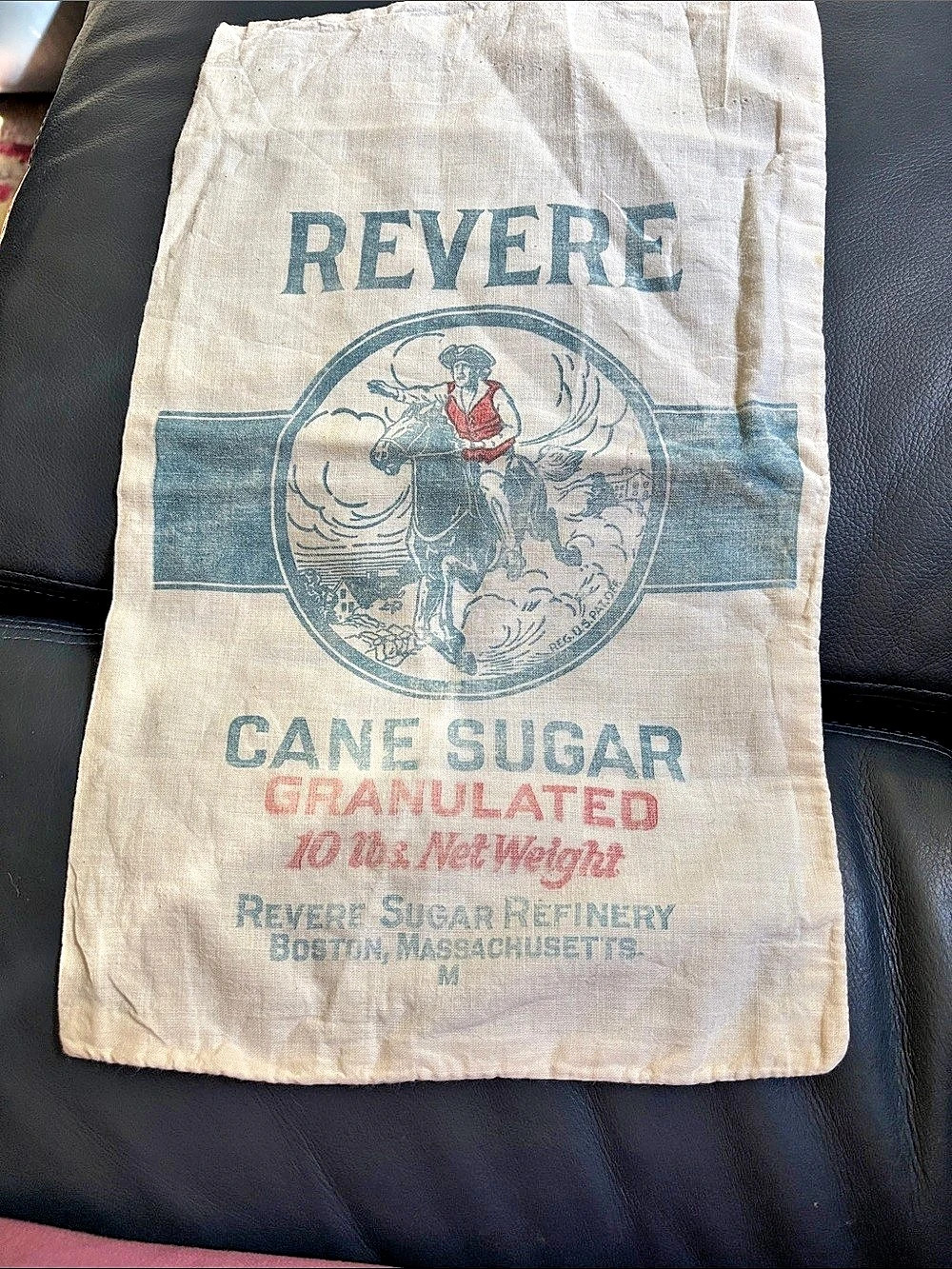Original 1930’s Revere Cane Sugar Bag Decor